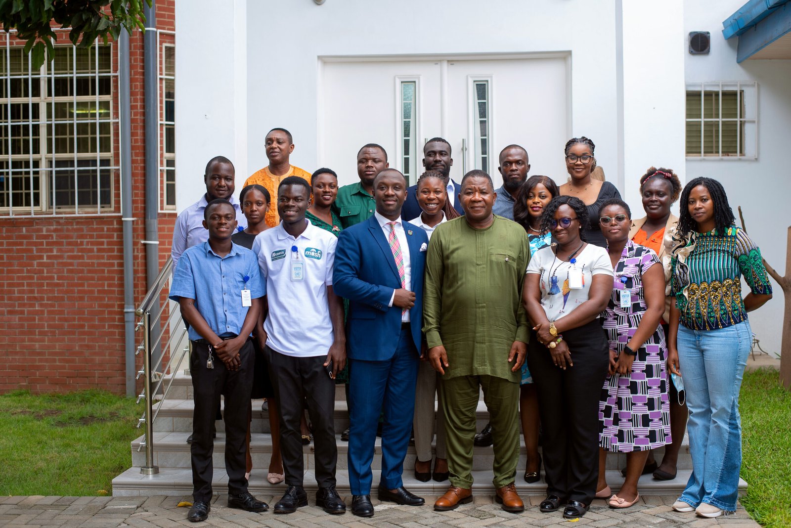 Group picturen with UNESCO chairman